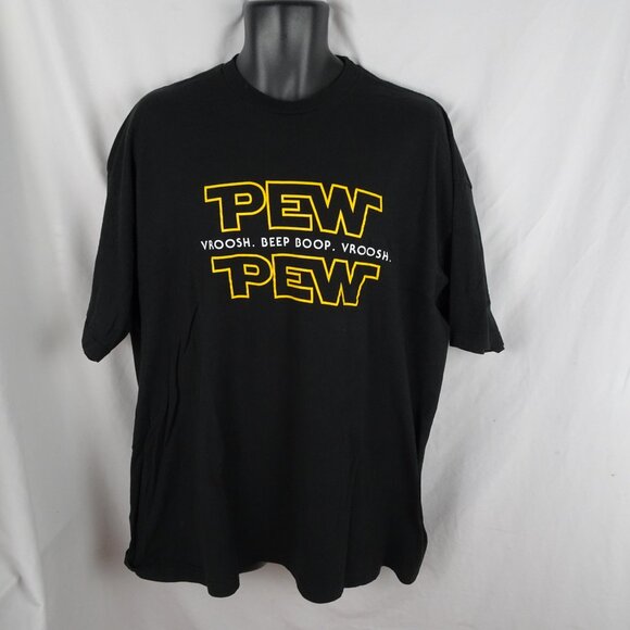Annarbor Pew Pew Black Shirt Size 3XL - Picture 1 of 9